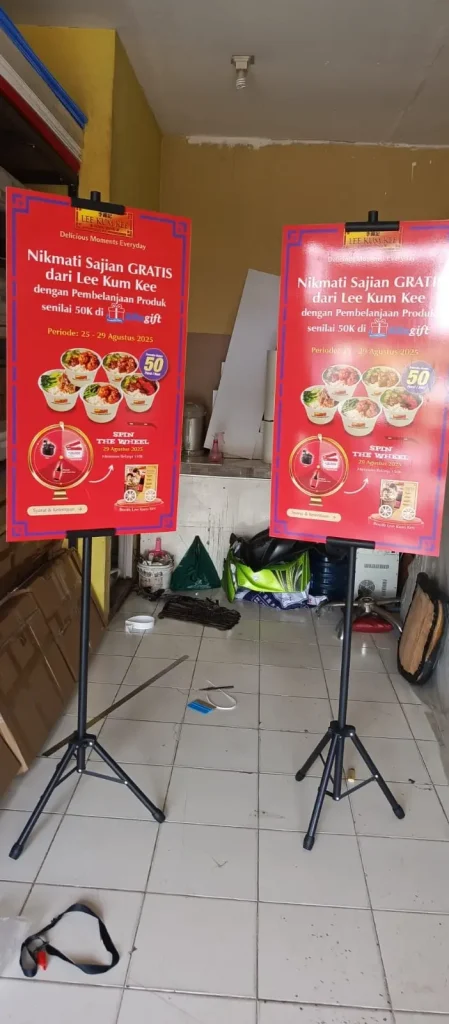 Poster produk untuk restoran